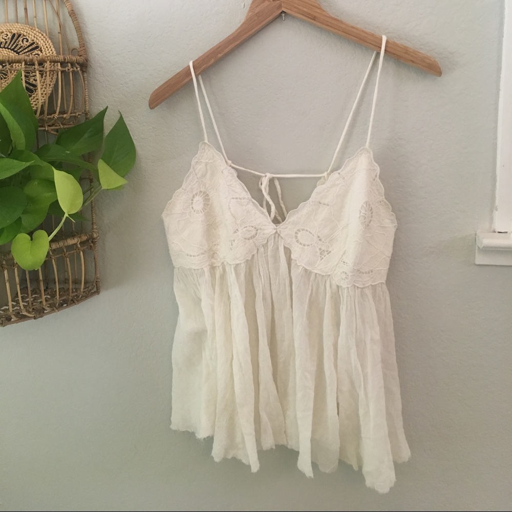 NWT Free People white tank top